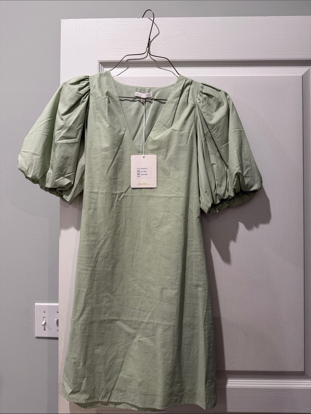 Anna Cate Haley Dress, Laurel green, size small